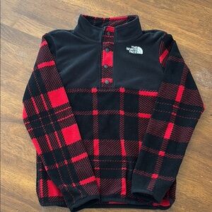 The North Face Boys Black and Red Fleece